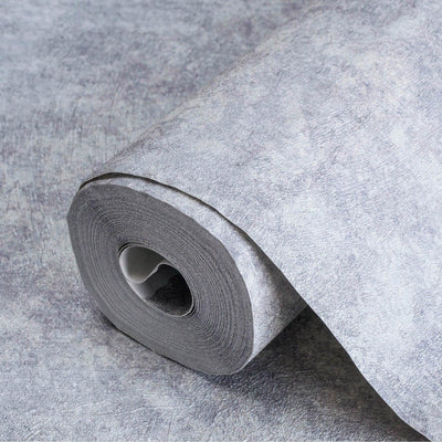 Silver Distressed Rustic 3D Embossed Wallpaper, Metallic Rich Textured Industrial Wallcovering - Adawall -Houston Wallpaper Store - Walcoverings, Curtains & Wall Panels