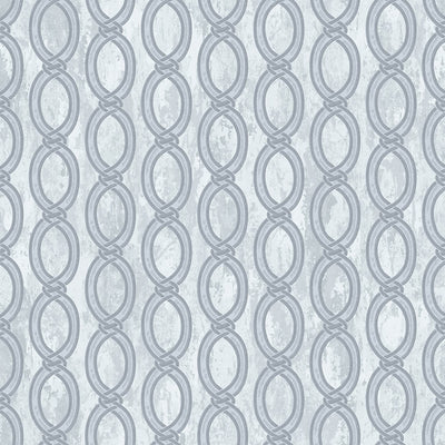 Silver Geometric Chain Pattern Wallpaper, Deep Embossed Stylish Sparkling Luxury Design - Adawall -Houston Wallpaper Store - Walcoverings, Curtains & Wall Panels