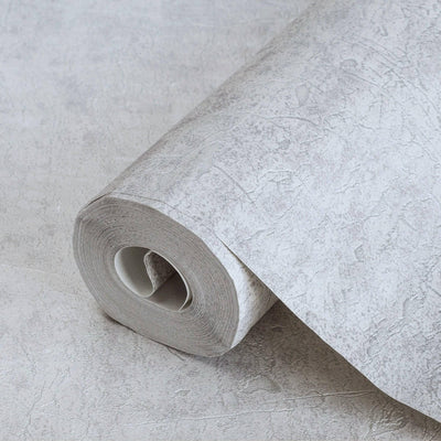 Silver Luxury Leather Look Faux Wallpaper, 3D Embossed textured, Metallic rustic Patterns Decor - Adawall -Houston Wallpaper Store - Walcoverings, Curtains & Wall Panels