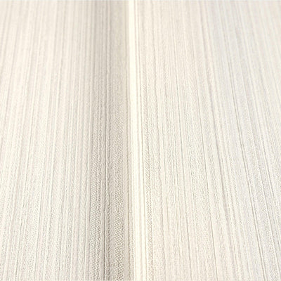 Stylish Thin Stripes Wallpaper, White 3D Deep Embossed Wallcovering for Interior Design Ideas, Modern Striped Large 114 sq ft Roll - Adawall -Houston Wallpaper Store - Walcoverings, Curtains & Wall Panels