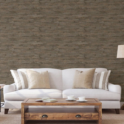 Tan Distressed Rustic 3D Embossed Wallpaper, Stylish Farmhouse Lodge Coutry Wallcovering - Adawall -Houston Wallpaper Store - Walcoverings, Curtains & Wall Panels