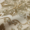 Timeless Design 3D Embossed Damask Wallpaper, Gold, Cream Luxury Velvet Feeling Wallcovering, Large 114 sq ft Roll - Adawall -Houston Wallpaper Store - Walcoverings, Curtains & Wall Panels