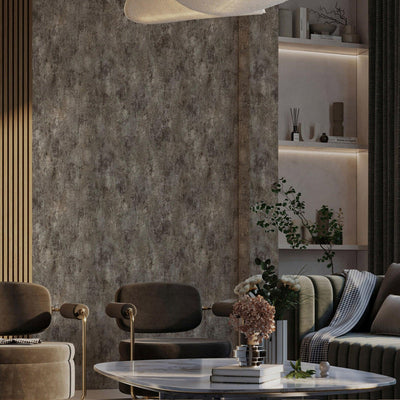 Timeless Distressed Embossed Wallpaper, Dark Gray Worn Abstract Rustic Pattern Modern Wallcovering for Home and Commercial Use, Rich Textured Wall Accent - Adawall -Houston Wallpaper Store - Walcoverings, Curtains & Wall Panels