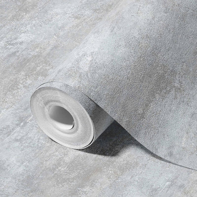Timeless Distressed Embossed Wallpaper, Light Gray Worn Abstract Rustic Pattern Modern Wallcovering for Home and Commercial Use, Rich Textured Wall Accent - Adawall -Houston Wallpaper Store - Walcoverings, Curtains & Wall Panels