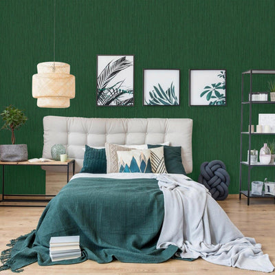 Timeless Embossed Solid Color Wallpaper, Green Sparkling Glitter 3D Textured Wall Decor, Washable, Hotel Collection Wall Decoration - Adawall -Houston Wallpaper Store - Walcoverings, Curtains & Wall Panels