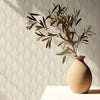 Timeless Geometric Deep Embossed Wallpaper, Ivory 3D Rich Textured Line Art Wall Accent, Durable, Washable - Walloro High End Wallcoverings & More