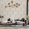 Timeless Ornate Embossed Wallpaper, Light Gray, Fabric Like, Rich 3D Textured Flocked Luxury Wallcovering Design, Non-Woven - Adawall -Houston Wallpaper Store - Walcoverings, Curtains & Wall Panels