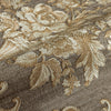 Timeless Velvet Feel Damask Embossed Wallpaper, Brown, Gold 3D Textured, Flocked, Washable, Luxury Wall Decoration - Walloro High End Wallcoverings & More