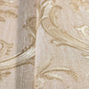 Timeless Velvet Feel Damask Embossed Wallpaper, Cream, Light Gold 3D Textured, Flocked, Washable, Luxury Wall Decoration - Adawall -Houston Wallpaper Store - Walcoverings, Curtains & Wall Panels