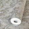 Timeless Velvet Feel Damask Embossed Wallpaper, Silver 3D Textured, Flocked, Washable, Luxury Wall Decoration - Adawall -Houston Wallpaper Store - Walcoverings, Curtains & Wall Panels