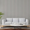 Trendy Thin Striped Textured Wallpaper, Gray, Brown Modern Minimalist Washable Pinstripe Pattern, Home Wall Interior Decor - Adawall -Houston Wallpaper Store - Walcoverings, Curtains & Wall Panels
