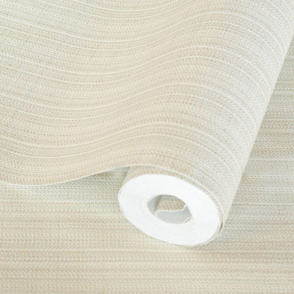 Trendy Thin Striped Textured Wallpaper, Light Beige Modern Minimalist Washable Pinstripe Pattern, Home Wall Interior Decor - Adawall -Houston Wallpaper Store - Walcoverings, Curtains & Wall Panels