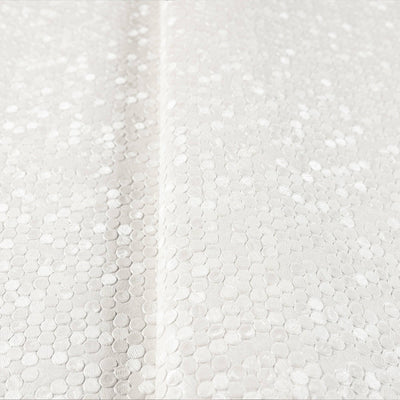 Vinyl Pure White Embossed Wallpaper, Home Wall Decor, Aesthetic Wallpaper, Textured Wallcovering Non-Adhesive- 41.7”W X 393”H - Adawall -Houston Wallpaper Store - Walcoverings, Curtains & Wall Panels