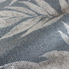 Washed Blue Leaf Wallpaper, Textured Faded Tree Leaves Wallcovering, Non-Pasted - Walloro High End Wallcoverings & More