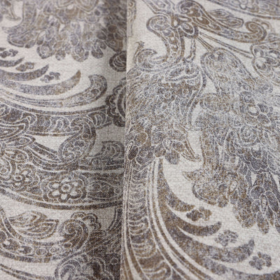 Washed Dark Paisley Pattern Wallpaper, Rich Textured Wallcovering, Traditional, Extra Large 114 sq ft Roll, Washable, Home Wall Decor, Durable - Adawall -Houston Wallpaper Store - Walcoverings, Curtains & Wall Panels