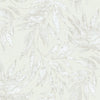 Washed White Leaf Wallpaper, Textured Faded Tree Leaves Wallcovering, Non-Pasted - Walloro High End Wallcoverings & More