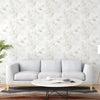 White Birds Deep Embossed Wallpaper, Stylish 3D Textured Tropical Plants Wallcovering - Adawall -Houston Wallpaper Store - Walcoverings, Curtains & Wall Panels