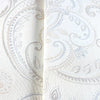 White Elegant Damask 3D Embossed Wallpaper, Textured Luxury Wallpaper - Walloro High End Wallcoverings & More