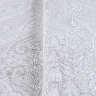 White Elegant Patchwork Deep Embossed Wallpaper, 3D Textured Luxury Damask Wallcovering - Adawall -Houston Wallpaper Store - Walcoverings, Curtains & Wall Panels