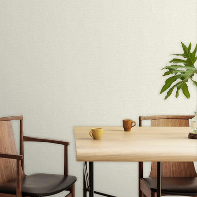 White Jute Basket Weave Textured Wallpaper, Solid Color Modern Plain Wallcovering - Adawall -Houston Wallpaper Store - Walcoverings, Curtains & Wall Panels