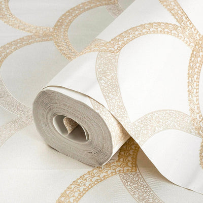 White Luxury Fish Scale Deep Embossed Wallpaper, 3D Textured Lace Patterns, Thick Wallcovering - Adawall -Houston Wallpaper Store - Walcoverings, Curtains & Wall Panels