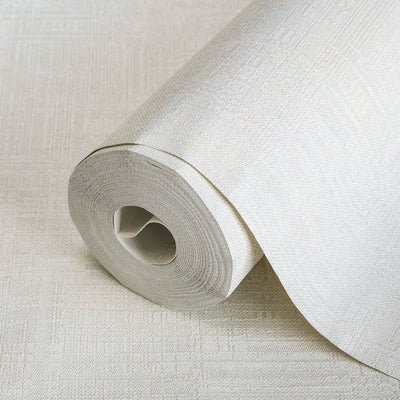 White Modern Abstract Geometric Wallpaper, Stylish 3D Embossed Neutral Colors Wallcovering - Adawall -Houston Wallpaper Store - Walcoverings, Curtains & Wall Panels