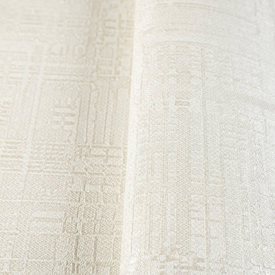 White Modern Abstract Geometric Wallpaper, Stylish 3D Embossed Neutral Colors Wallcovering - Adawall -Houston Wallpaper Store - Walcoverings, Curtains & Wall Panels