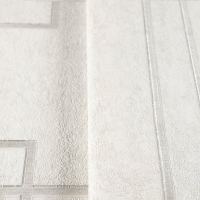 White Modern Lines Geometric Wallpaper, Contemporary 3D Embossed Wallcovering, Abstract Bold - Adawall -Houston Wallpaper Store - Walcoverings, Curtains & Wall Panels