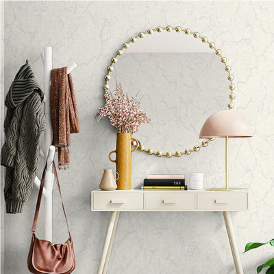 White Plain Abstract Embossed Wallpaper, Rich Textured Mdern Shimmering Accent Wall Decor - Adawall -Houston Wallpaper Store - Walcoverings, Curtains & Wall Panels