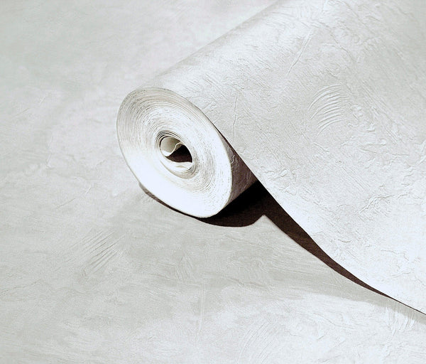 White Sleek Embossed finish Solid Color Wallpaper, Abstract Modern Minimalist Rich Textured Wallcovering - Adawall -Houston Wallpaper Store - Walcoverings, Curtains & Wall Panels