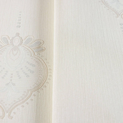 White Stylish Embossed Textured Wallpaper, Modern Ikat Stripeed Wallcovering - Adawall -Houston Wallpaper Store - Walcoverings, Curtains & Wall Panels
