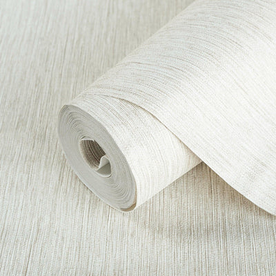 White Thin Modern Striped Wallpaper, Deep Embossed Textured Modern Wallcovering - Adawall -Houston Wallpaper Store - Walcoverings, Curtains & Wall Panels