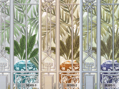 Windows Trees Wallpaper, Light Beige Nature Scenic View Wall Mural, Tropical, Custom Size Wall Art, Non-Woven, Non-Adhesive, Removable, Durable, Large - Adawall -Houston Wallpaper Store - Walcoverings, Curtains & Wall Panels